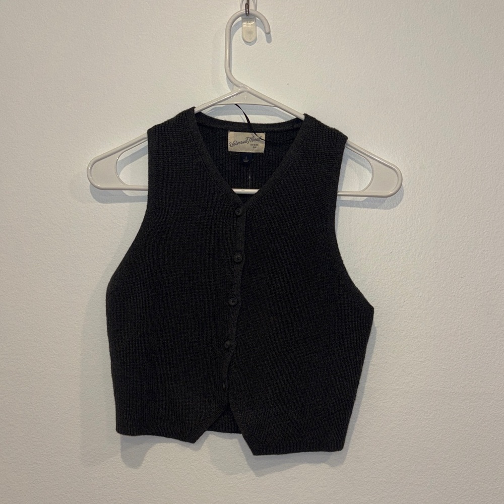 Universal Thread Charcoal Knit Vest